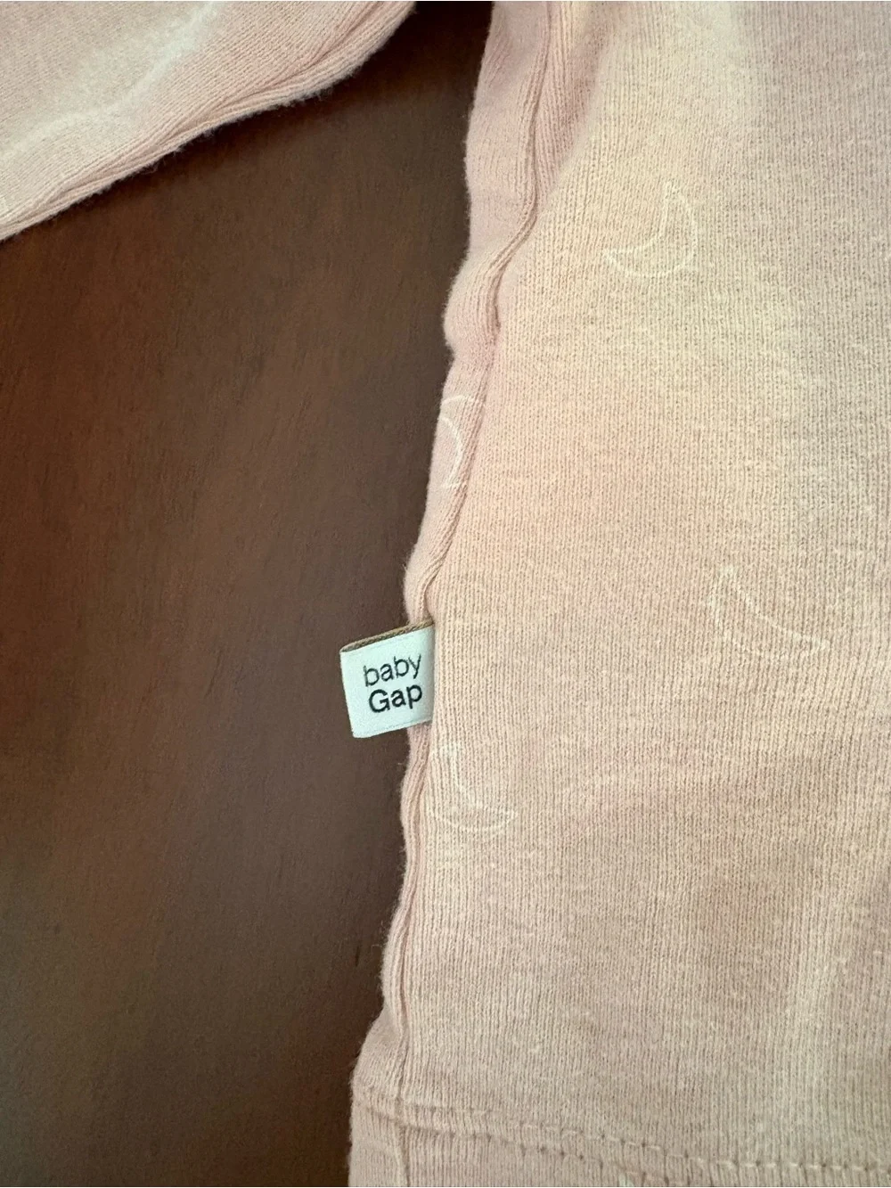3-6 month BabyGap Pink Footed Two-Piece Set